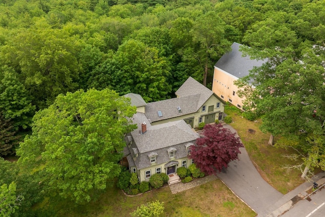 223 Atlantic Ave, North Hampton, NH 03862 - aerial view of property and surrounding area featuring a forest