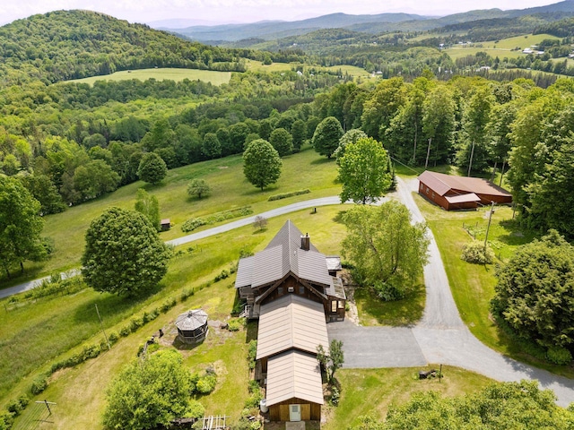 2208-2432 Backway Rd, Corinth, VT 05039 - aerial view of mountains and a heavily wooded area