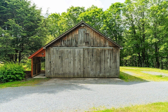 2208-2432 Backway Rd, Corinth, VT 05039 - view of outbuilding featuring a view of trees