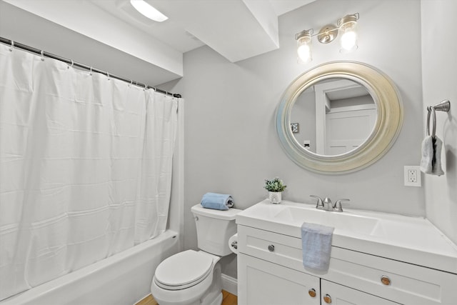 16 Daniels Dr, Lee, NH 03861 - full bath featuring vanity and shower / bath combo with shower curtain