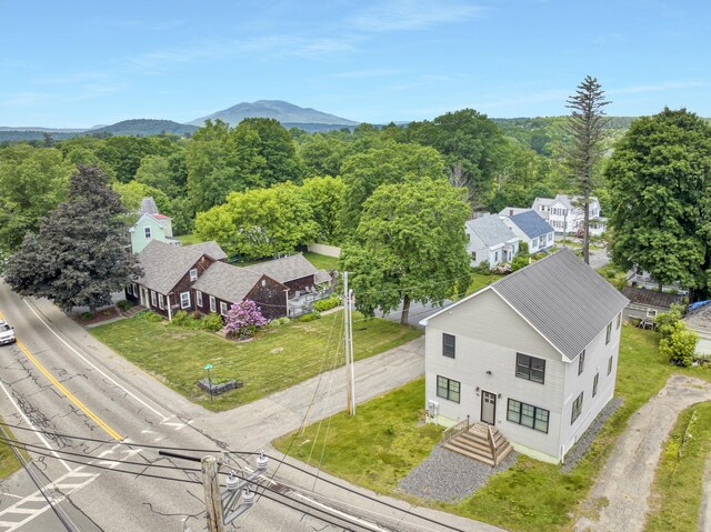 86 Chestnut St, Claremont, NH 03743 - drone / aerial view of mountains