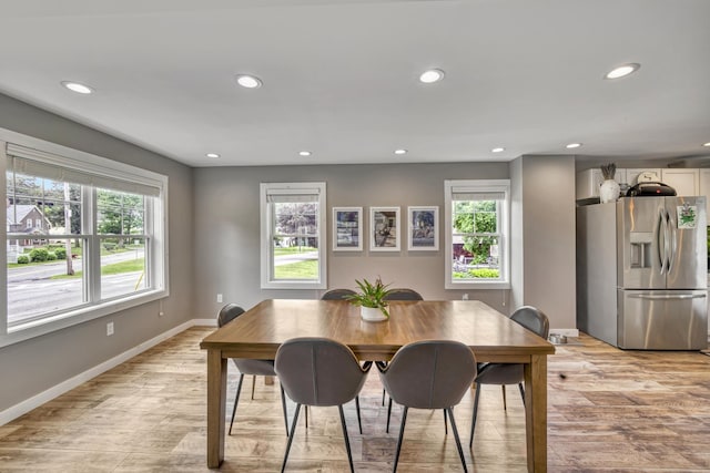 86 Chestnut St, Claremont, NH 03743 - dining area featuring recessed lighting and light wood-style floors