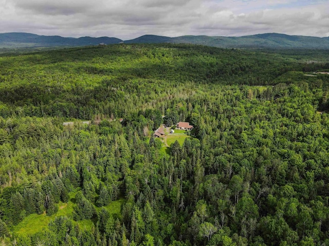 2054 Whitefield Rd, Bethlehem, NH 03574 - bird's eye view of a heavily wooded area and mountains