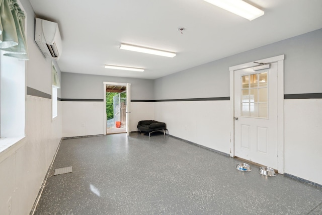 153 May St, Canaan, NH 03741 - garage with a wall mounted AC and baseboards
