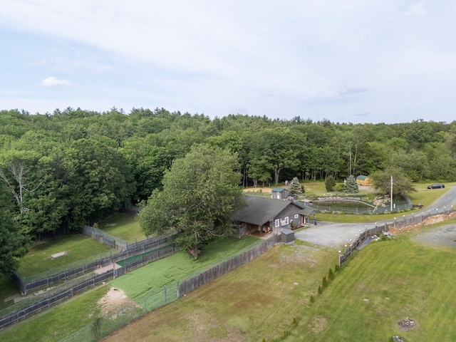 153 May St, Canaan, NH 03741 - view of property location with a heavily wooded area and rural landscape