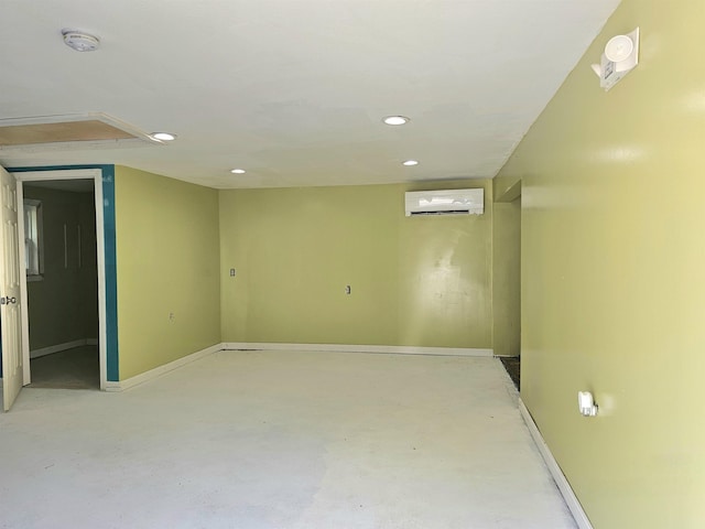 42 Upper Knight St, Keene, NH 03431 - below grade area with a wall unit AC and recessed lighting