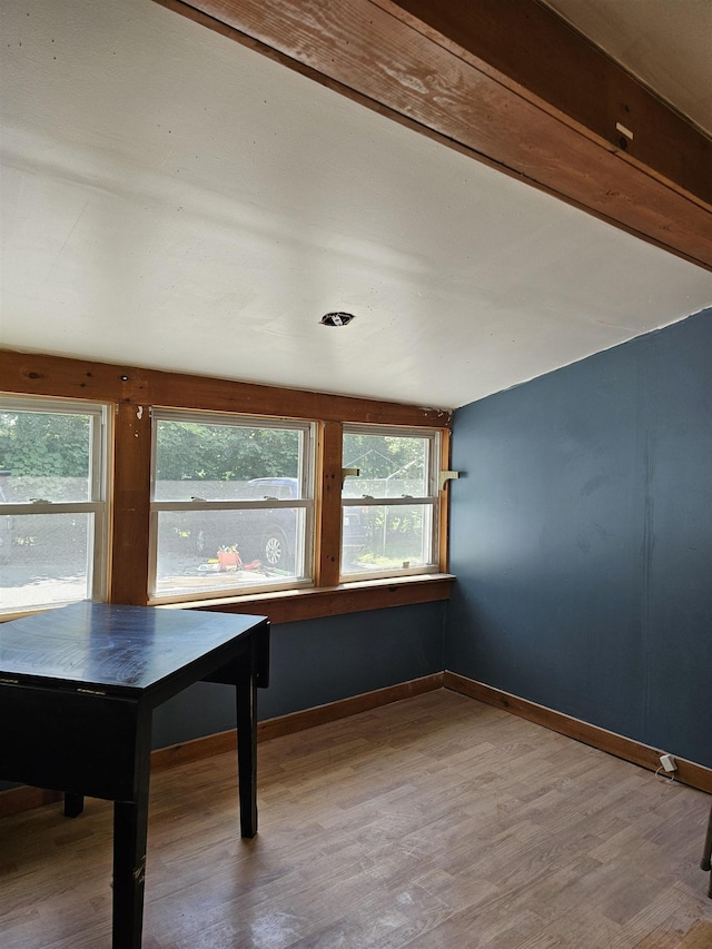42 Upper Knight St, Keene, NH 03431 - unfurnished dining area with wood finished floors and baseboards