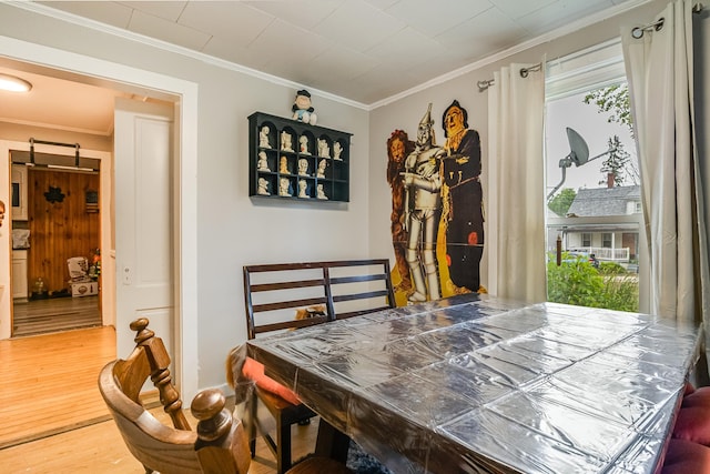 8 Myrtle St, Somersworth, NH 03878 - dining room with ornamental molding and wood finished floors
