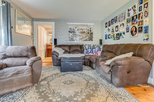 8 Myrtle St, Somersworth, NH 03878 - living room with wood finished floors