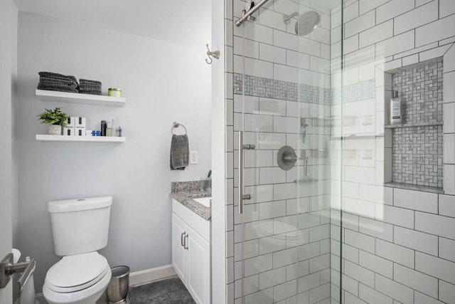 7 Dearborn Ln, Bedford, NH 03110 - full bathroom with a stall shower and vanity
