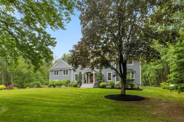 23 Rockrimmon Rd, North Hampton, NH 03862 - view of front of home with a front yard