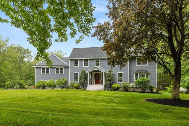 23 Rockrimmon Rd, North Hampton, NH 03862 - colonial-style house featuring a front yard