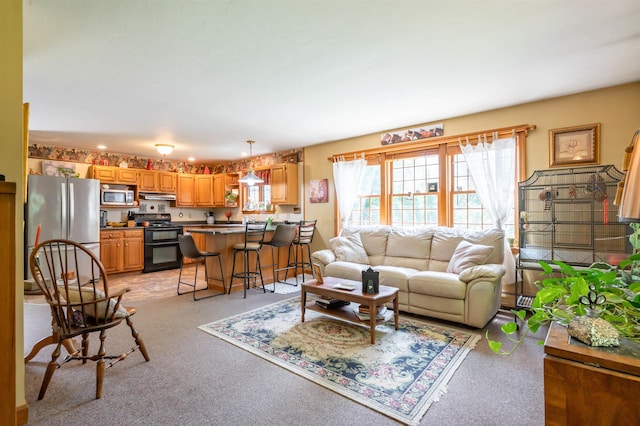 15 Baptist Hill Rd, Canterbury, NH 03224 - living area featuring light colored carpet
