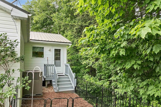 638 Benton Dr, Laconia, NH 03246 - entrance to property featuring a metal roof