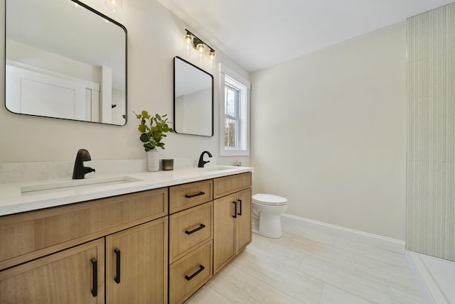 172 Tasker Hill Rd, Strafford, NH 03884 - full bathroom with double vanity and toilet