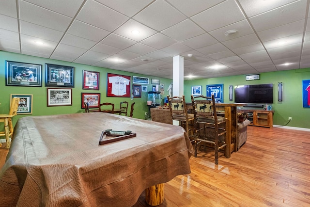 15 Glade Cir, Campton, NH 03223 - rec room with light wood-style floors and baseboards