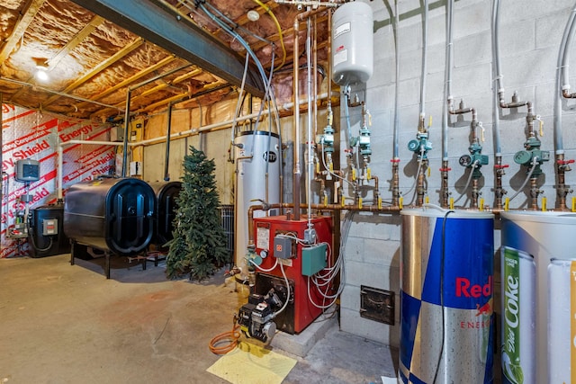15 Glade Cir, Campton, NH 03223 - utilities featuring heating fuel, water heater, and a heating unit
