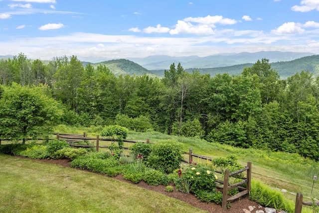 15 Glade Cir, Campton, NH 03223 - view of mountain backdrop with a heavily wooded area