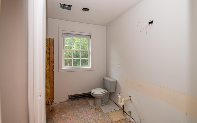 53 Lollypop Ln, Danville, NH 03819 - bathroom with toilet and a baseboard radiator