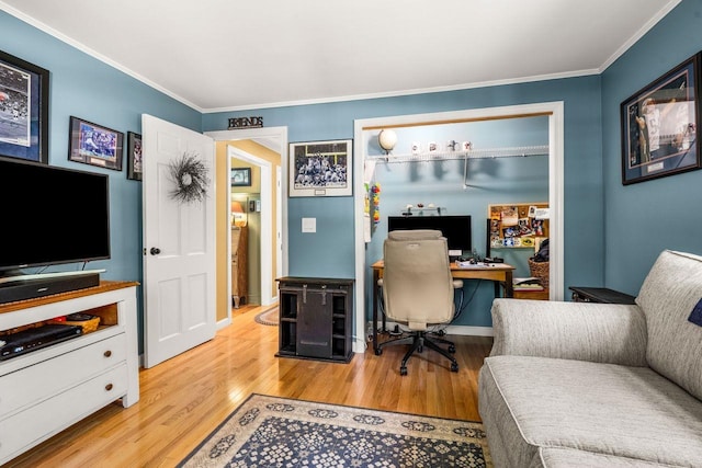 9 Jade Rd, Merrimack, NH 03054 - office featuring wood finished floors and ornamental molding