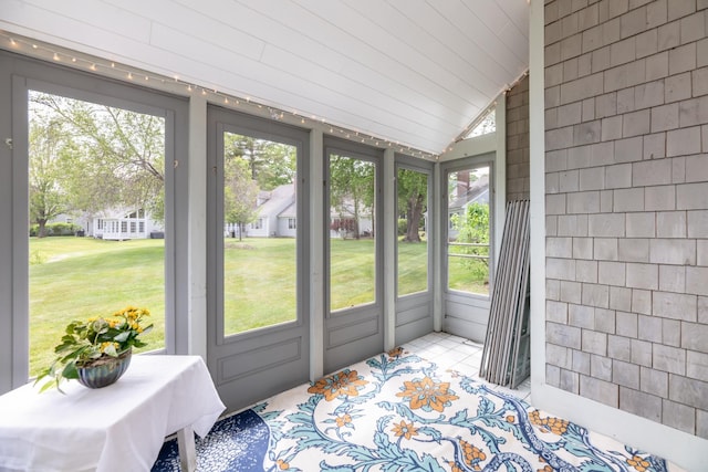5 Golf Vw Unit B, Laconia, NH 03246 - sunroom / solarium with lofted ceiling and healthy amount of natural light