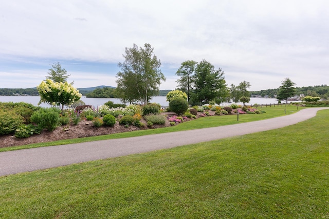 5 Golf Vw Unit B, Laconia, NH 03246 - view of community featuring a water view and a lawn