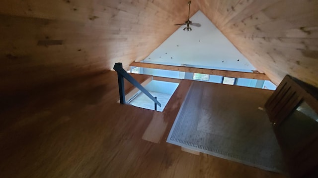 10 Crescent Dr, Barnstead, NH 03225 - detailed view of wood finished floors and a ceiling fan