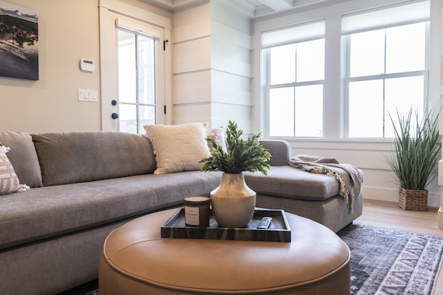 109 Weirs Blvd Unit 9, Laconia, NH 03246 - living room with plenty of natural light and wood finished floors