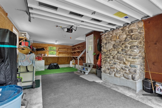 13 Seyah Rd, Shelburne, NH 03581 - garage featuring a garage door opener
