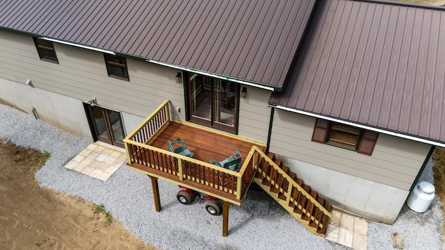 13 Seyah Rd, Shelburne, NH 03581 - rear view of house with a metal roof