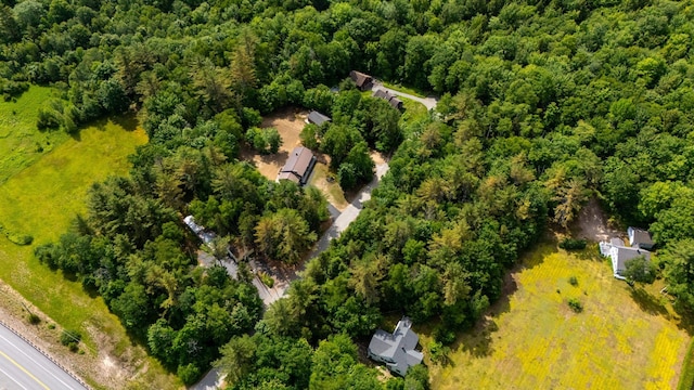 13 Seyah Rd, Shelburne, NH 03581 - aerial overview of property's location with a heavily wooded area