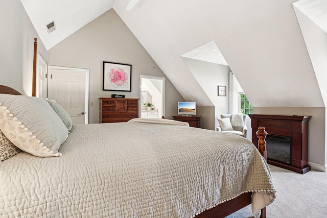 27 Olde Common Dr, Atkinson, NH 03811 - carpeted bedroom featuring lofted ceiling