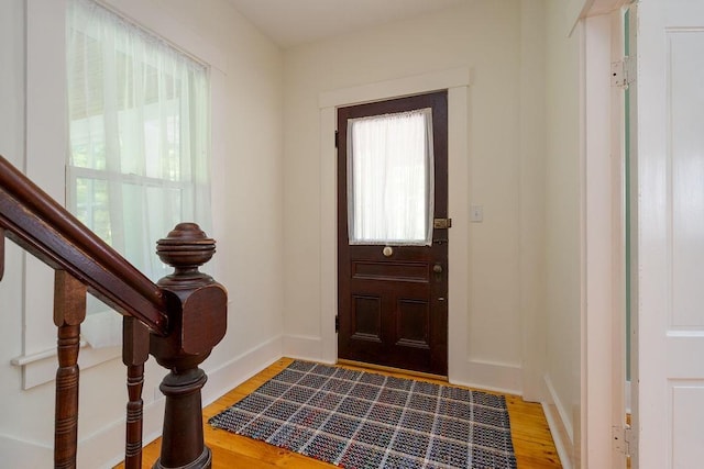 49 Mason Rd, Brookline, NH 03033 - foyer featuring plenty of natural light and wood finished floors