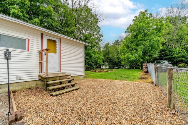15 Prospect St, Farmington, NH 03835 - view of yard with view of wooded area