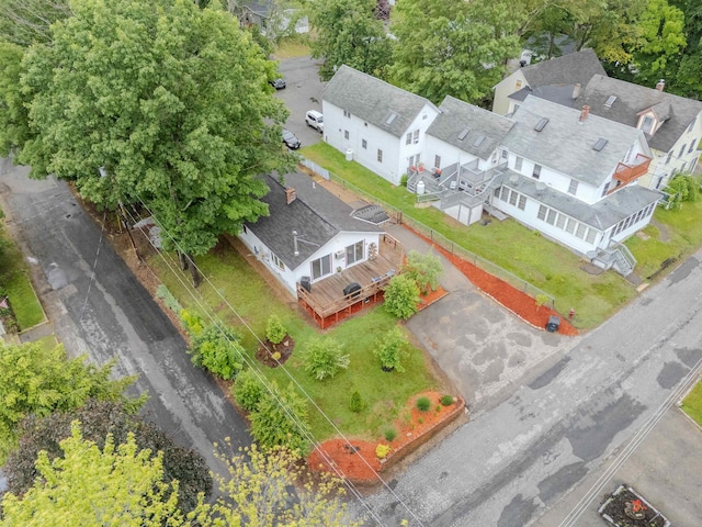 15 Prospect St, Farmington, NH 03835 - aerial perspective of suburban area