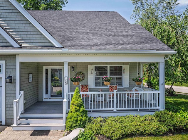 1 Sonia Dr, Dover, NH 03820 - view of front of home with a shingled roof and a porch