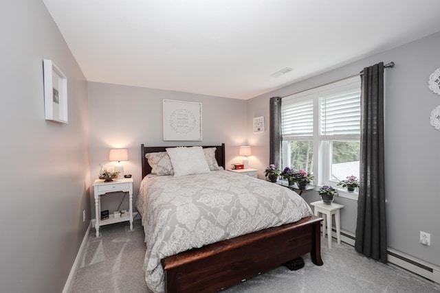 2L Homestead Dr Unit L, Derry, NH 03038 - bedroom with carpet floors, a baseboard radiator, and baseboard heating