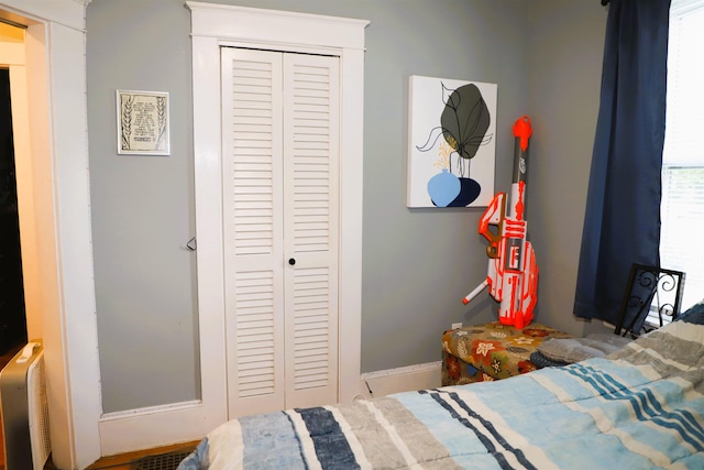 79 Wall St, Springfield, VT 05156 - bedroom featuring a closet and baseboards