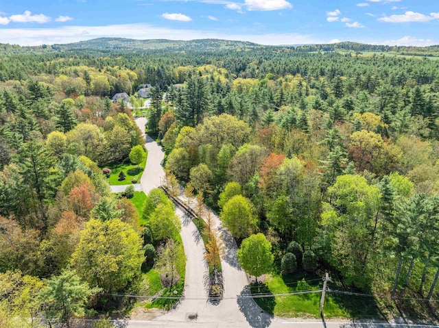 47 Misty Oak Dr, Concord, NH 03301 - aerial view of a heavily wooded area