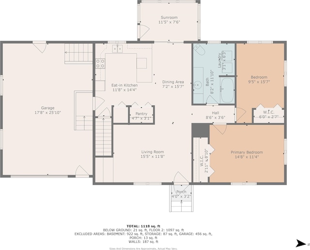 1A Rowland St, Somersworth, NH 03878 - view of floor plan / room layout
