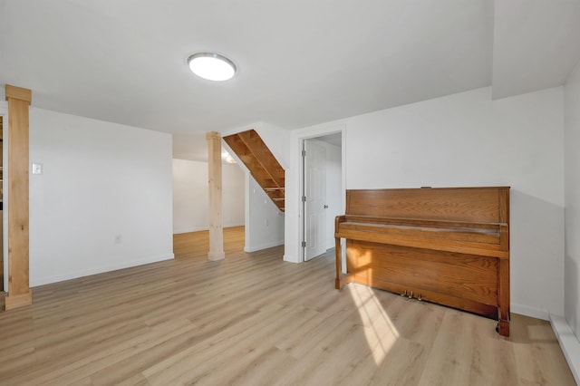 145 Bow Lake Rd, Barnstead, NH 03218 - bonus room featuring light wood-style flooring and baseboards