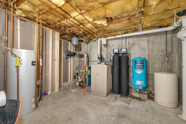 145 Bow Lake Rd, Barnstead, NH 03218 - utilities featuring gas water heater and a heating unit