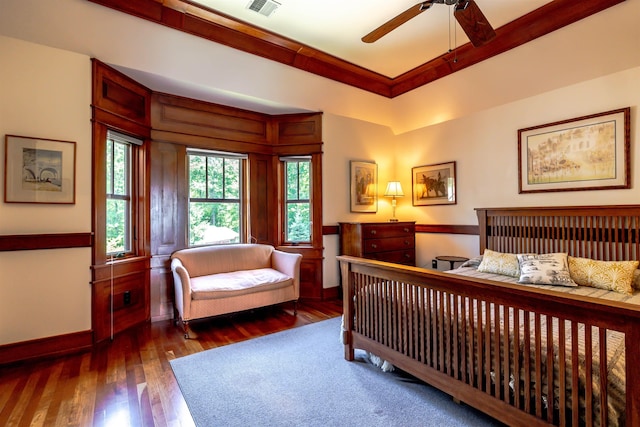 109 Reserve Pl, Concord, NH 03301 - bedroom with hardwood / wood-style floors and a ceiling fan