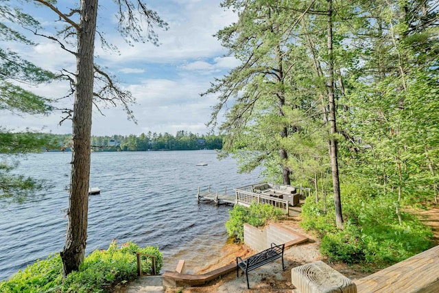6 Cove Rd, Wakefield, NH 03830 - dock area with a water view
