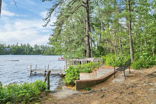 6 Cove Rd, Wakefield, NH 03830 - dock with a water view