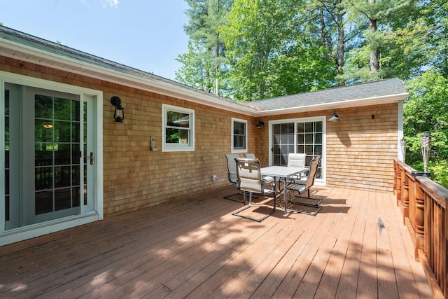 115 Blackwater Rd, Somersworth, NH 03878 - deck featuring outdoor dining area