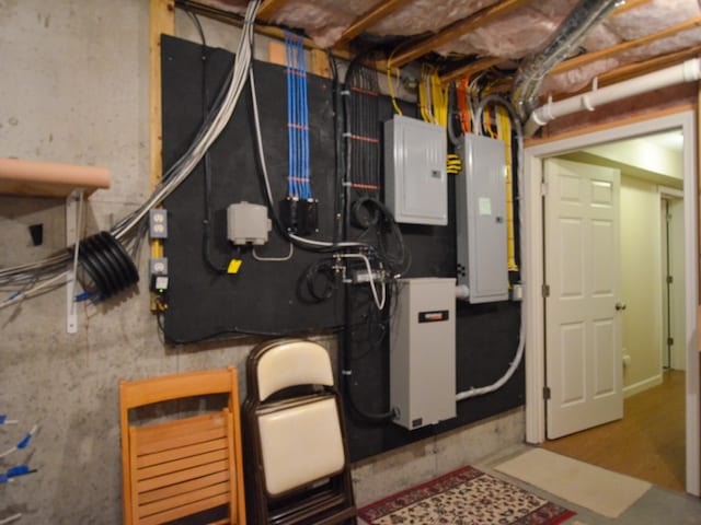 138 Page Rd, New London, NH 03257 - utility room with electric panel