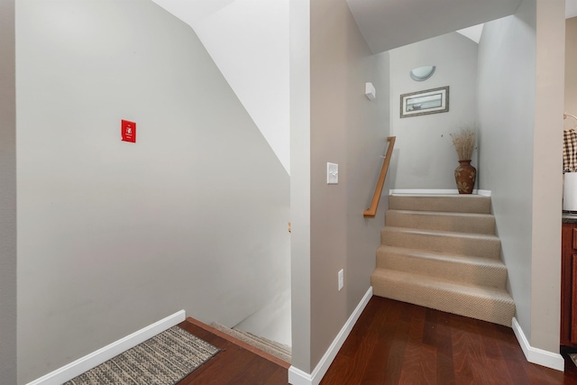 30 Brady Way Unit 5, Laconia, NH 03246 - stairs with wood finished floors