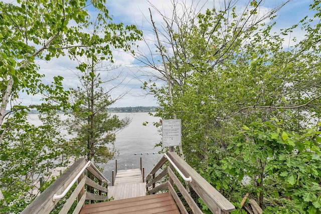 30 Brady Way Unit 5, Laconia, NH 03246 - dock area featuring a water view