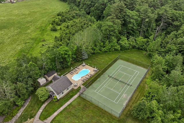 30 Brady Way Unit 5, Laconia, NH 03246 - bird's eye view of a pool area